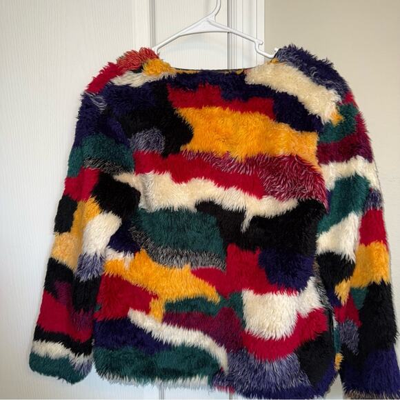 Crep Colorful Faux Fur Jacket - Picture 7 of 7